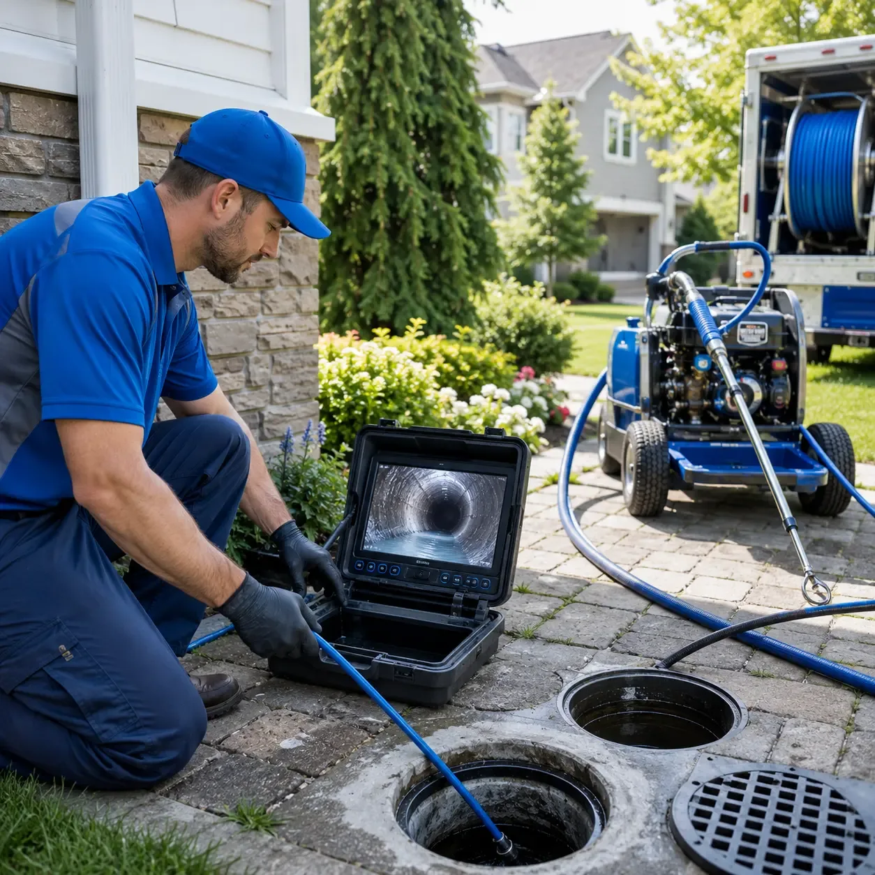 Outdoor drain cleaning professionals serving Couderay, WI