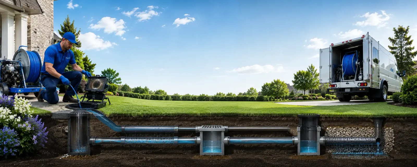 Outdoor drain cleaning information for Couderay, WI